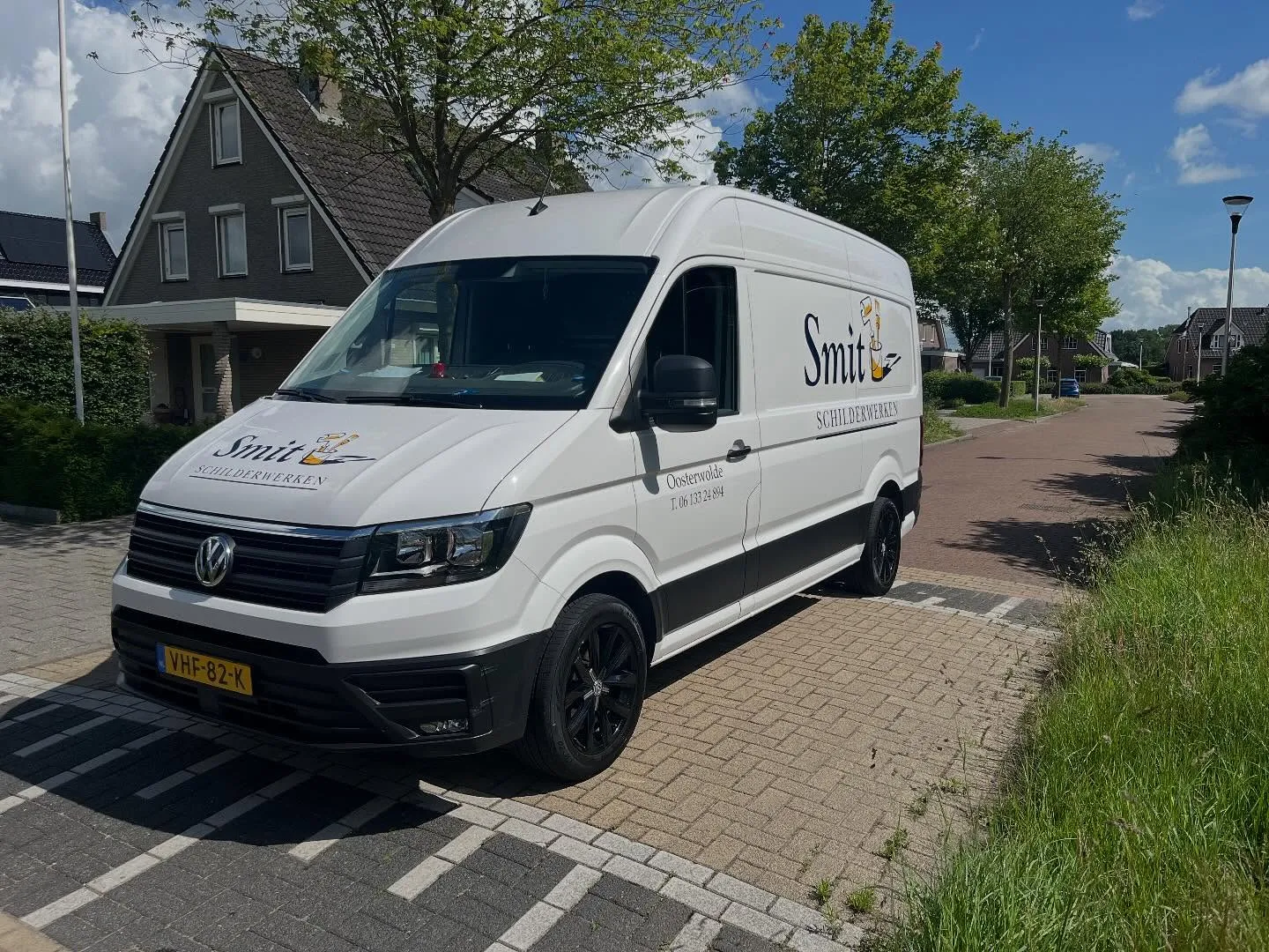 Gereinigde auto in beeld